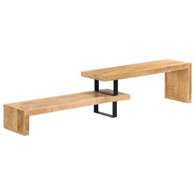 vidaXL TV Stand Solid Mango Wood