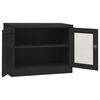 vidaXL Office Cabinet Anthracite 90x40x70 cm Steel