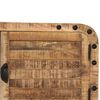 vidaXL Sideboard Solid Mango Wood 120x30x76 cm