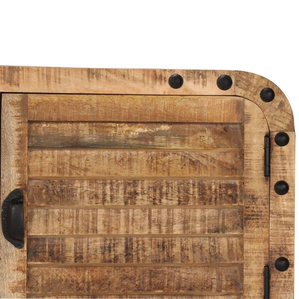 vidaXL Sideboard Solid Mango Wood 120x30x76 cm