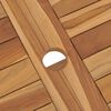 vidaXL Folding Garden Table 120x70x75 cm Solid Teak Wood
