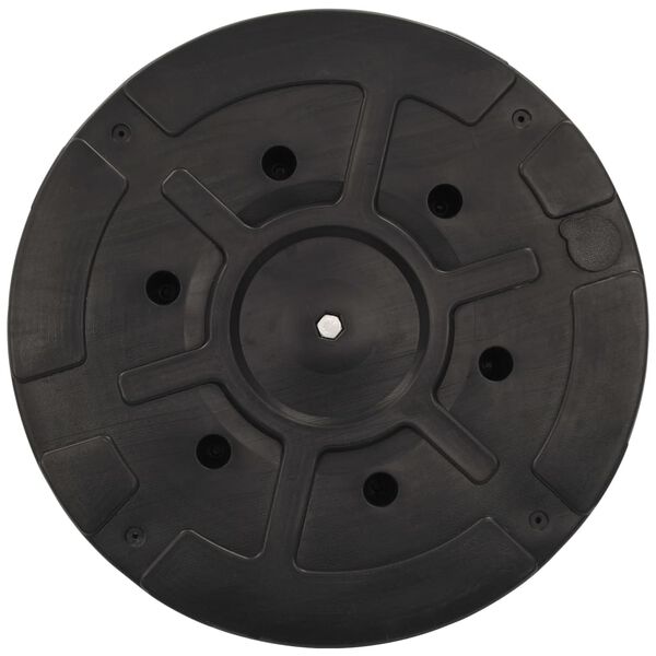 vidaXL Parasol Base Black Round 25 kg