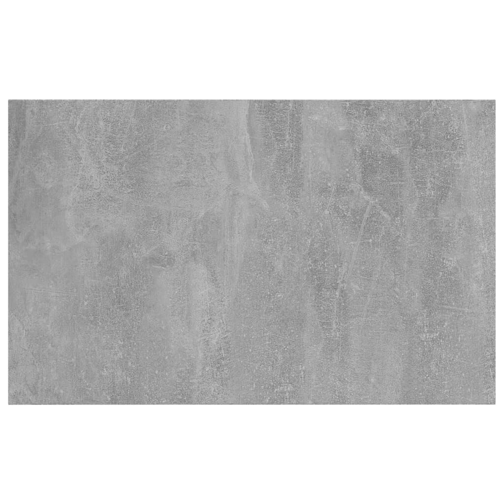 vidaXL Bookshelf Boards 4 pcs Concrete Grey 80x50x1.5 cm Engineered Wood