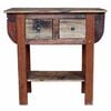 vidaXL Console Table Mixed Recycled Wood 80x35x80 cm