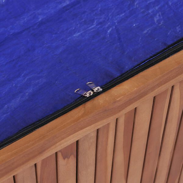 vidaXL Garden Storage Box 120x50x58 cm Solid Teak Wood