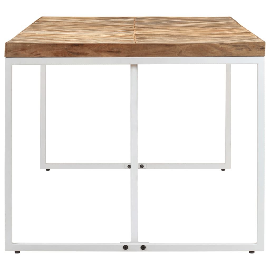 vidaXL Dining Table 180x90x76 cm Solid Acacia and Mango Wood