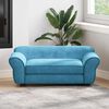 vidaXL Dog Sofa Turquoise 72x45x30 cm Plush