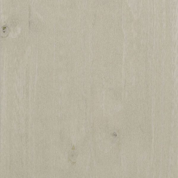 vidaXL Sideboard HAMAR White 113x40x80 cm Solid Wood Pine