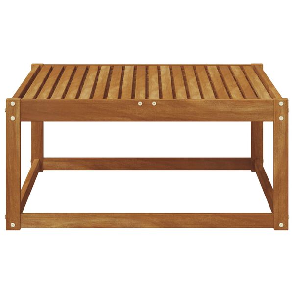 vidaXL Outdoor Middle Sofa 2 Piece Natural Solid Acacia Wood