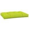 vidaXL Pallet Cushion Bright Green 120x80x12 cm Fabric