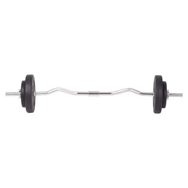 vidaXL Barbell and Dumbbell Set 90 kg