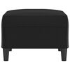 vidaXL Footstool Black 70x55x41 cm Faux Leather