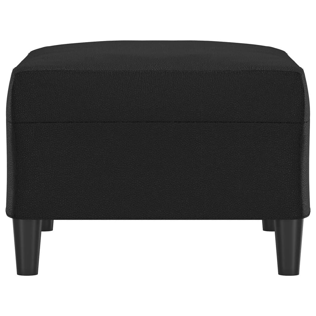 vidaXL Footstool Black 70x55x41 cm Faux Leather