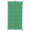 vidaXL Garden Bench Cushion Green 200x(50+50)x7cm Oxford Fabric