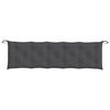 vidaXL Garden Bench Cushions 2 pcs Melange Anthracite 180x50x7 cm Fabric