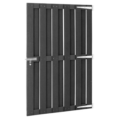 vidaXL Garden Gate WPC 100x150 cm Grey