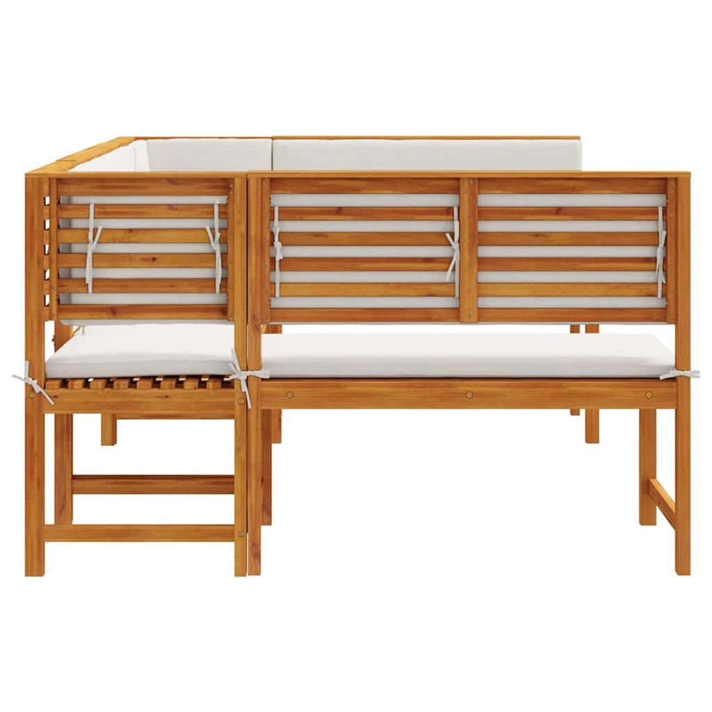 vidaXL Garden Bench Set 5 pcs Brown Solid acacia wood