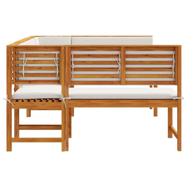 vidaXL Garden Bench Set 5 pcs Brown Solid acacia wood