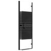 vidaXL Folding Shower Enclosure ESG 80x140 cm Black