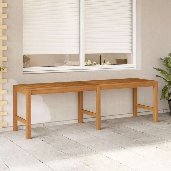 vidaXL Garden Bench 150 cm Solid Teak Wood