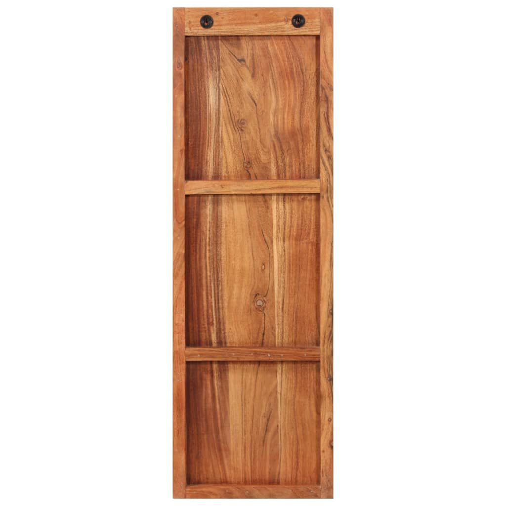 vidaXL Wall-mounted Coat Racks 2 pcs 36x3x110 cm Solid Acacia Wood