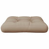 vidaXL Pallet Cushion Taupe 58x58x10 cm Fabric