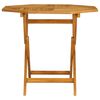 vidaXL 5 Piece Garden Dining Set Solid Teak Wood