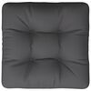 vidaXL Pallet Cushion Grey 58x58x10 cm Fabric