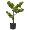 vidaXL Artificial Pinus Bonsai with Pot 60 cm Green