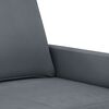 vidaXL 3 Piece Sofa Set with Pillows Dark Grey Velvet
