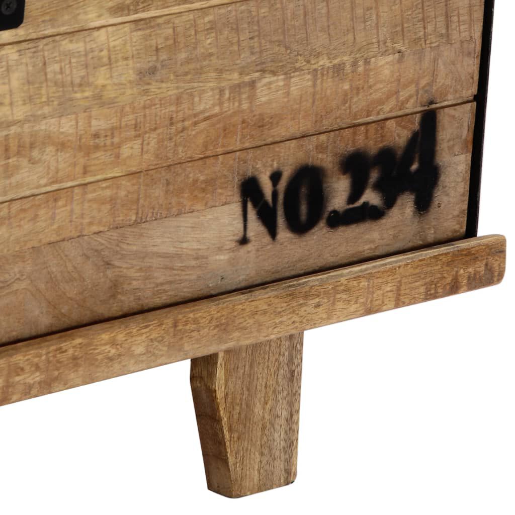 vidaXL TV Cabinet 120x30x40 cm Solid Mango Wood