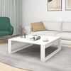 vidaXL Coffee Table White 100x100x35 cm Engineered Wood