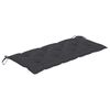 vidaXL Garden Bench with Cushion 120 cm Bamboo