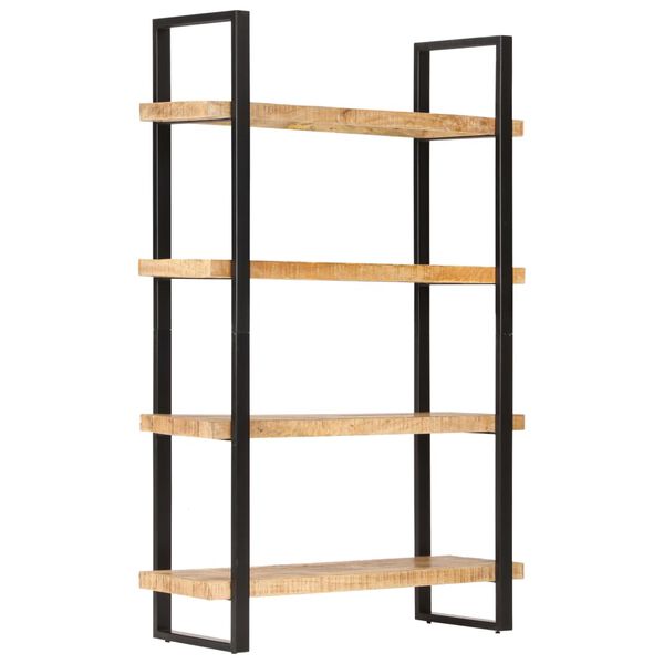 vidaXL 4-Tier Bookcase 120x40x180 cm Rough Mango Wood