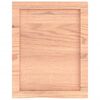 vidaXL Wall Shelf Light Brown 40x50x(2-4) cm Treated Solid Wood Oak