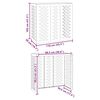 vidaXL Air Conditioner Cover Silver 110 x 50 x 105 cm Stainless steel