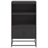 vidaXL Highboard Black 68.5x38.5x123.5 cm Steel