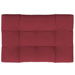 vidaXL Pallet Cushion Wine Red 120x80x12 cm Fabric