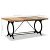 vidaXL Dining Table Solid Reclaimed Wood 180 cm