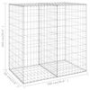 vidaXL Gabion Wall with Covers Galvanised Steel 100x60x100 cm