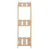 vidaXL 3-Tier Storage Rack 60x28.5x90 cm Solid Pinewood