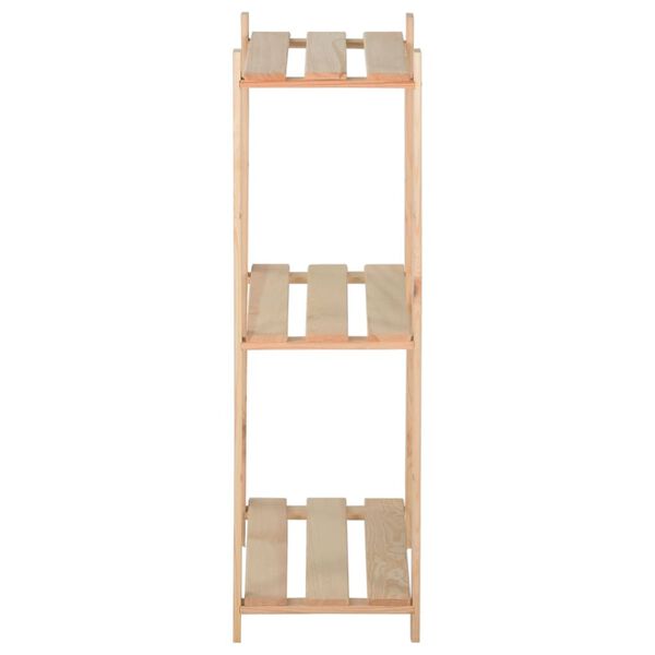 vidaXL 3-Tier Storage Rack 60x28.5x90 cm Solid Pinewood