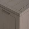 vidaXL Garden Storage Box 180L Brown PP Wood Look