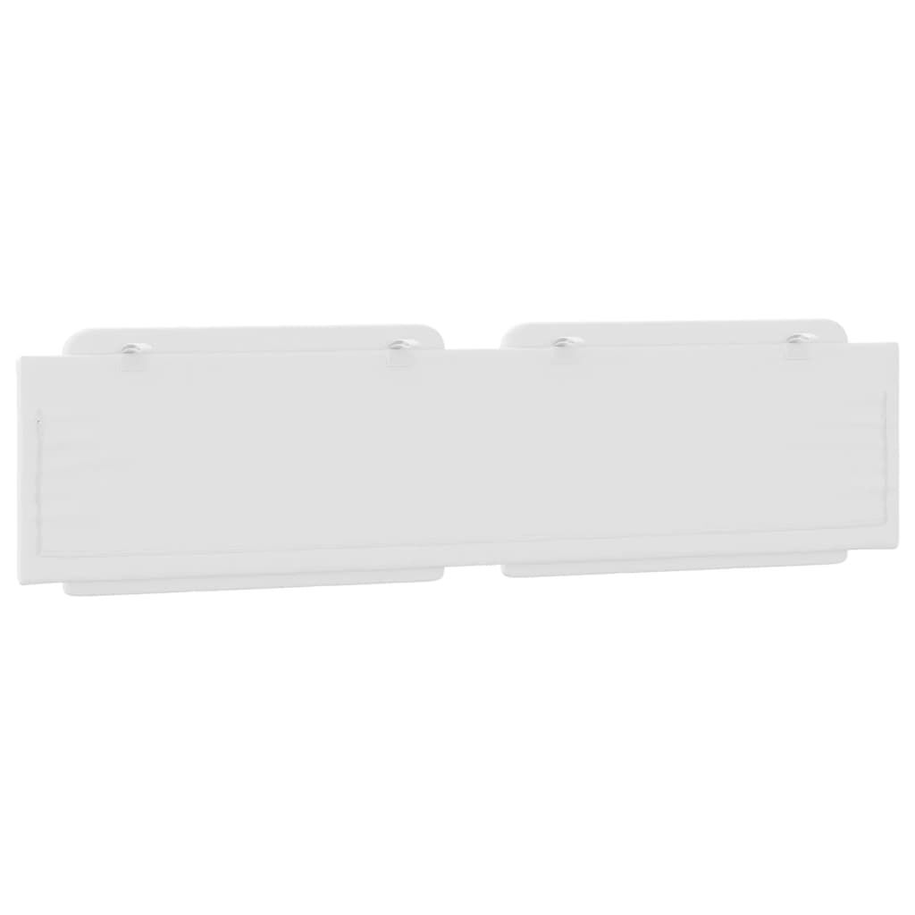 vidaXL Headboard Cushion "Zadar" White 193 cm Faux Leather