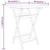 vidaXL 3 Piece Garden Dining Set Solid Wood Teak
