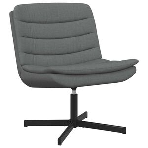 vidaXL Swivel Chair Dark Grey 63 x 75 x 76 cm Fabric