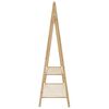 vidaXL Clothes Rack with Shelves 132x45.5x150.5 cm Bamboo