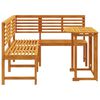 vidaXL Garden Bench Set 3 pcs Brown Solid Acacia Wood