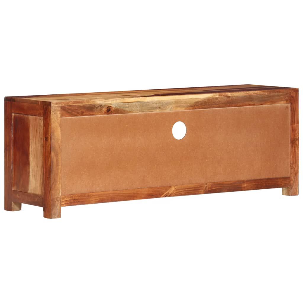 vidaXL TV Cabinet 110x30x40 cm Solid Wood Acacia
