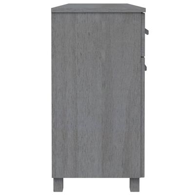 vidaXL Sideboard HAMAR Dark Grey 113x40x80 cm Solid Wood Pine